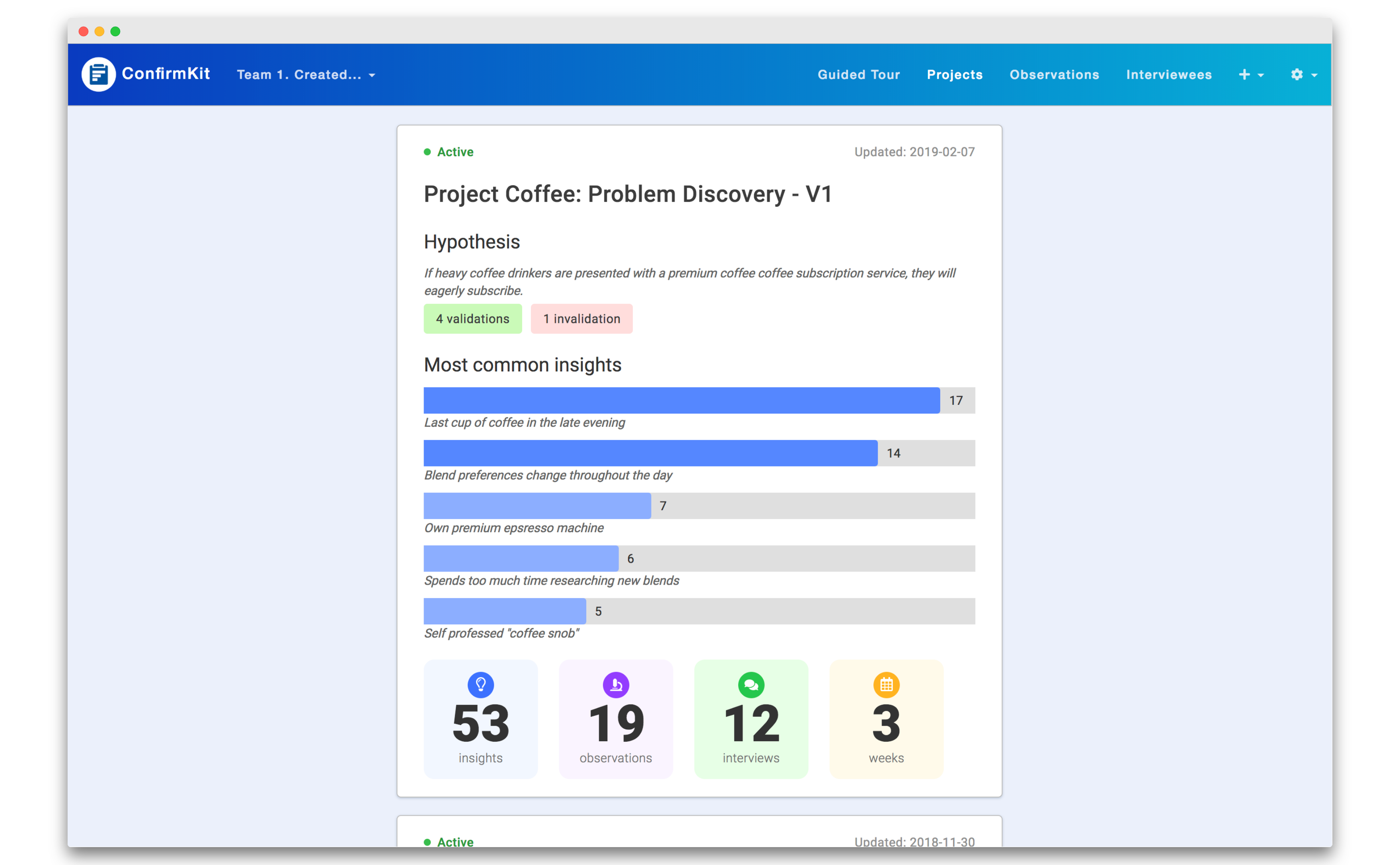 ConfirmKit dashboard